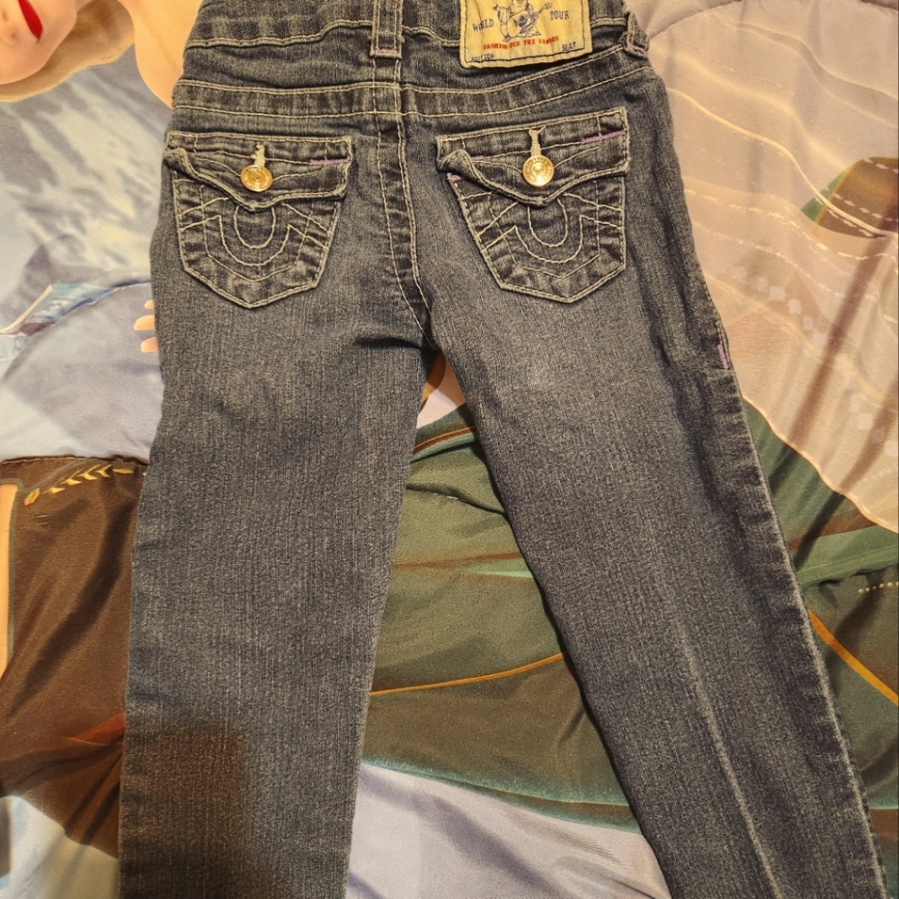 Kids blue jeans